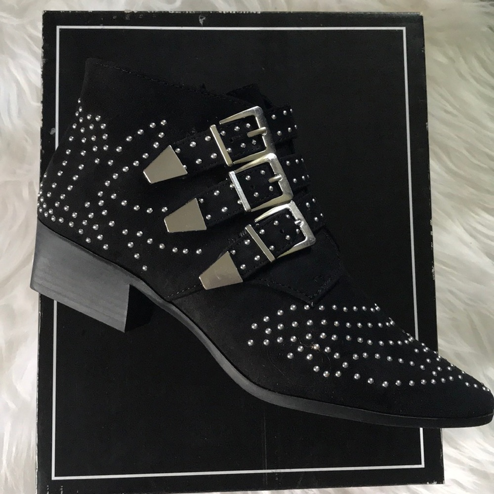 Qupid Studded Ankle boots